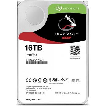Жёсткий диск 16Tb SATA-III SEAGATE IRONWOLF (ST16000VN001)