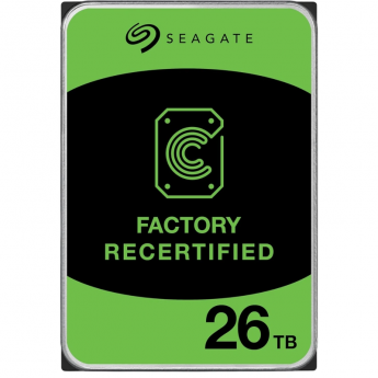Жесткий диск SEAGATE SATA-III 26TB ST26000NM001C FACTORY RECERTIFIED SERVER EXOS 512E (7200rpm) 512Mb 3.5" Жесткий диск SEAGATE SATA-III 26TB ST26000NM001C FACTORY RECERTIFIED SERVER EXOS 512E (7200rpm) 512Mb 3.5"